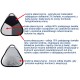 TRIANGULAR COLLAPSIBLE REFLECTOR  4IN1 60 CM