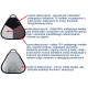 TRIANGULAR COLLAPSIBLE REFLECTOR  4IN1 80 CM