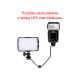 Bracket for flash lamp and microfon