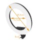 Ring light LED 60W dimmable, 3000-6000K