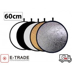 COLLAPSIBLE REFLECTOR DISC  5IN1 60CM
