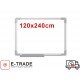 Dry erasing magnetic whiteboard 90x150cm + gratis