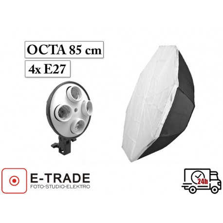 Softbox OCTA 85 cm na 4 żarówki E27