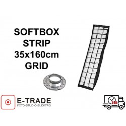 SOFTBOX 35x160cm + GRID