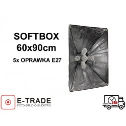 SOFTBOX  60X90 + BULB HOLDER 5X E27