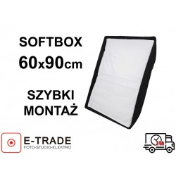 Profesjonalny softbox 60x90cm szybki montaż