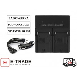 Ładowarka podwójna dual do Sony NP-FW50