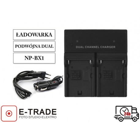 Ładowarka podwójna dual do Sony NP-BX1