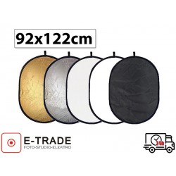 COLLAPSIBLE REFLECTOR DISC  5IN1 92X122CM
