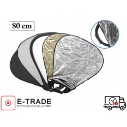 Triangular reflector panel with plastic handle, 5in1, 80cm