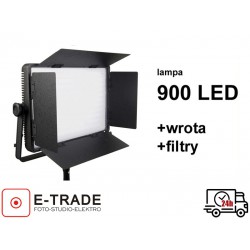 Lampa studyjna 900 LED + wrota