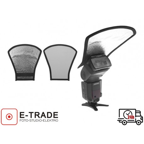 Mini reflector for speedlight flash