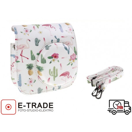 Instax mini 8 9 case - flamingos, cactuses