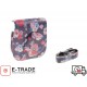 Instax mini 8 9 case - flowers, leaf, white