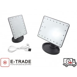 ROTATING MIRROR WITH LED