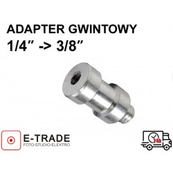 Adapter gwintowy 1/4" i 3/8"