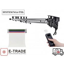 6 x ROLLERS ELECTRIC MOTORIZED BACKGROUND SUPPORT SYSTEM