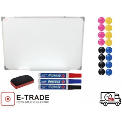 Dry erasing magnetic whiteboard 45x60