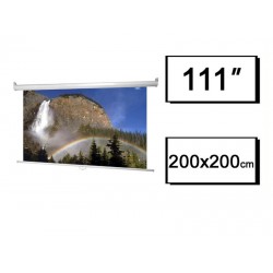 Ekran projekcyjny 200x200 ścienny