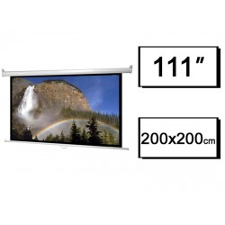 Ekran projekcyjny 200x200 ścienny ramka