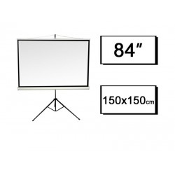 Ekran projekcyjny 150x150cm ze statywem