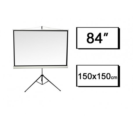 Ekran projekcyjny 150x150cm ze statywem
