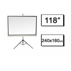 Ekran projekcyjny 240x180cm ze statywem