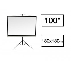 Ekran projekcyjny 180x180cm ramka + statyw