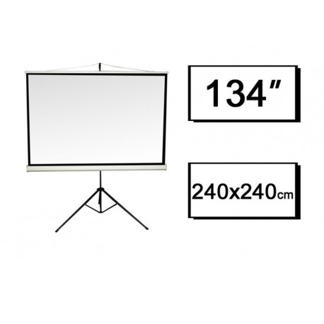 Ekran projekcyjny 240x240cm ze statywem