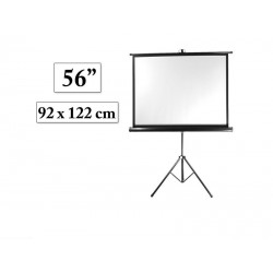 Ekran projekcyjny 92x122 cm ramka + statyw