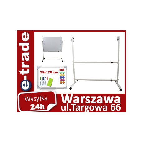 ZESTAW TABLICA SUCHOŚCIERALNA 90x120 + STOJAK